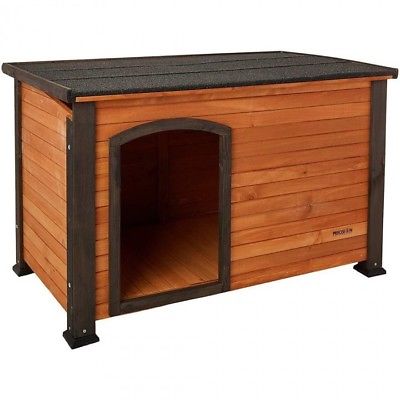 Large Dog House Outdoor Cabin Home Outback Waterproof All Weather New Natural