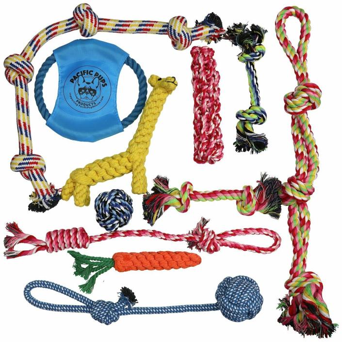 New Attractive Rope Interactive Braided Chews Training Play Toys For Pet Puppy