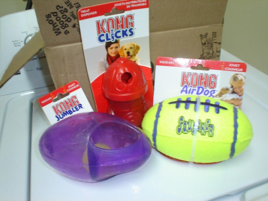 Three Kong Dog Toys NWT