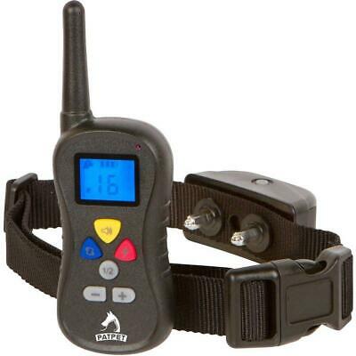 Patpet PTS-008 330 yards Remote Dog Training Stop Bark Collar - Has Shock, Vibra
