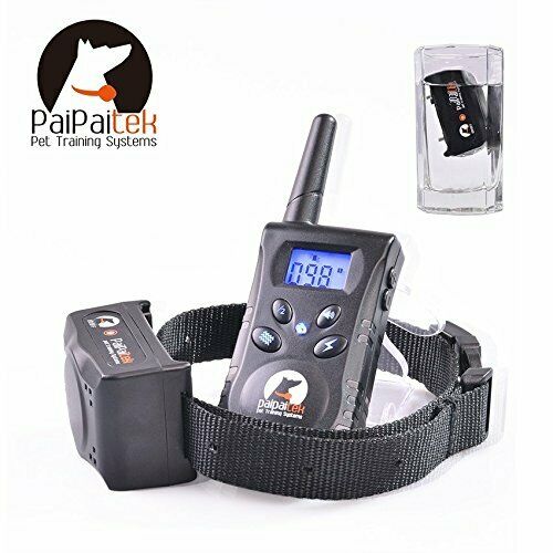 Paipaitek Rechargeable and Rainproof 550 yd Remote Dog Training Collar