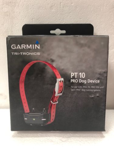 Garmin PT10 Dog Device Extra Collar RED for PRO Series PRO 70 550 Sport PRO