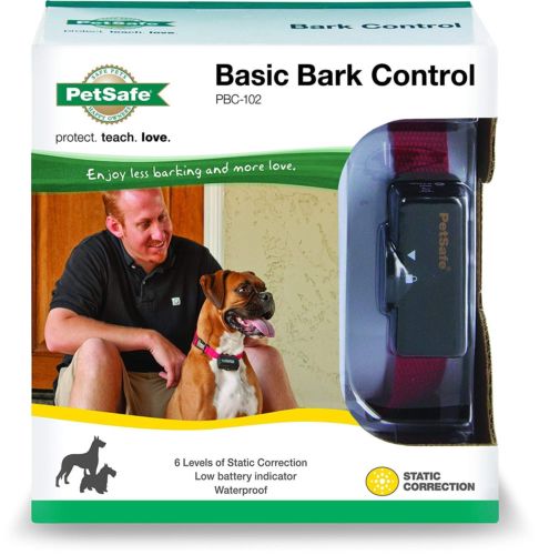 PetSafe Basic Bark Control Collar for Dogs 8 lb. and Up, Anti-Bark Training D...