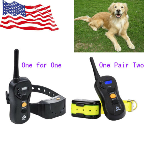 610/630 Dog Training Waterproof LCD Electric Remote Rechargeable Pet Supplies US