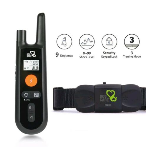 Dog Care TC01 Training Collar Rechargeable Dog Shock Collar w/3 Modes Open Box