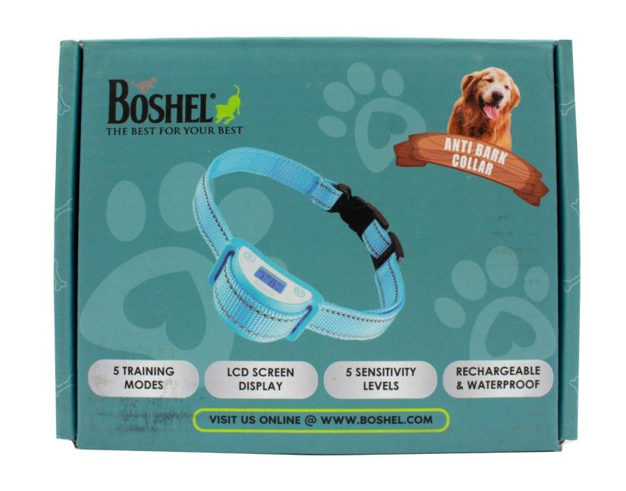 Boshel Waterproof Anti Bark Electric Shock and Beep Dog Collar - NEW!