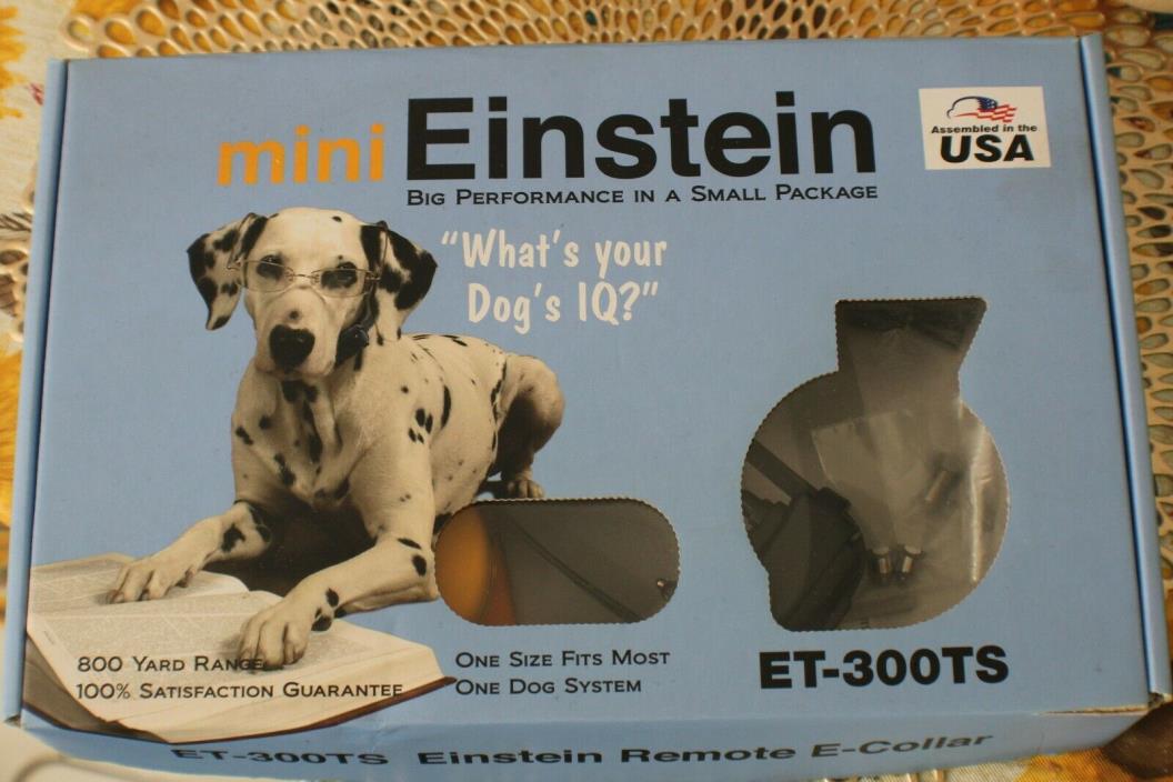 Mini Einstein Mini Educator 800 Yard Remote Dog Trainer ET-300TS and E-Collar