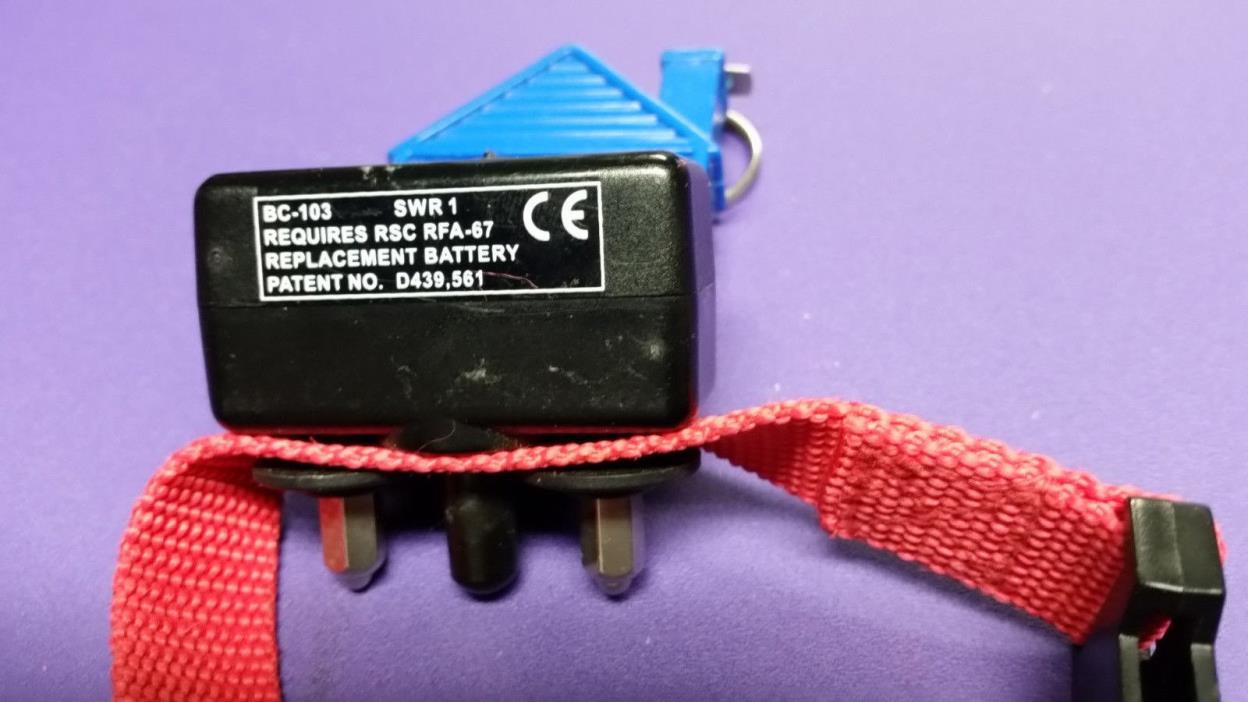 Dog Bark Control Collar-PetSafe-BC-103 SWR1 Free Shipping Untested