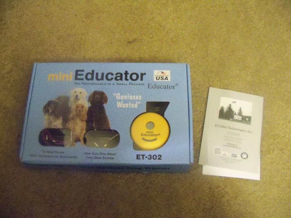 ELECTRONIC DOG COLLAR MINI EDUCATOR- ET 302 MINI REMOTE 2-DOG TRAINER