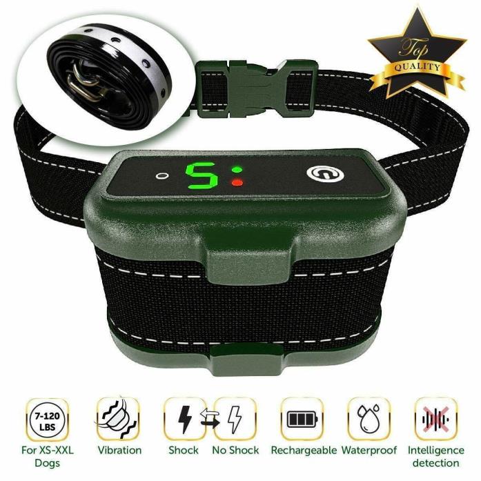 Rechargeable Waterproof Dog Anti-Bark Automatic Electric Shock Collar Control