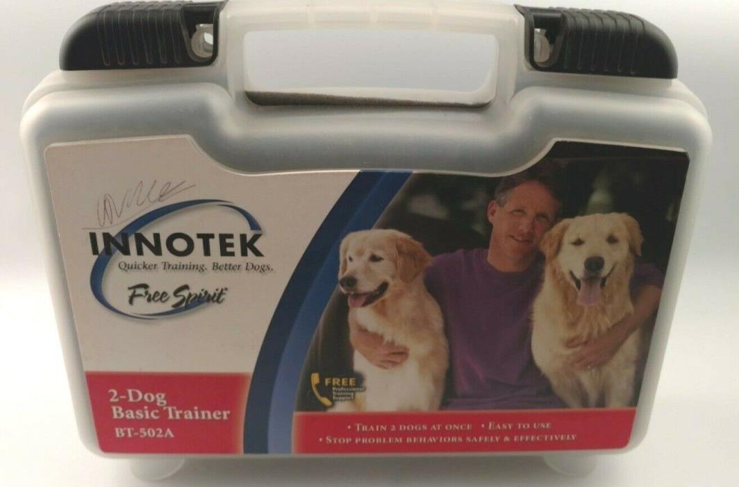 PetSafe Innotek 2 Dog Basic Trainer Dog Bark Collars BT-502A unTESTED in box