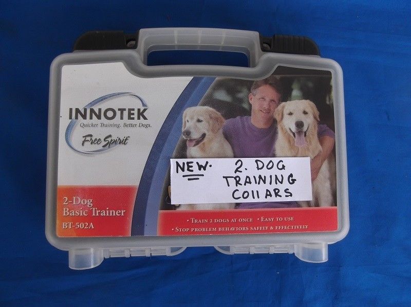 INNOTEK - NEW UNUSED - dog training collars - for 2 dogs