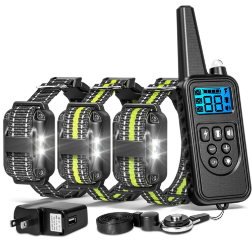 FunniPets Dog Training Collar, 2600ft Range Dog Shock Collar with Remote Dog for