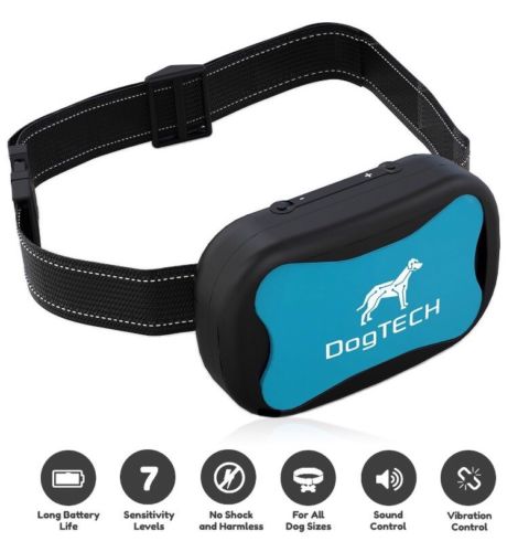 Bark Collar by DogTECH: No Shock Humane Training Collar, Sound and Vibration