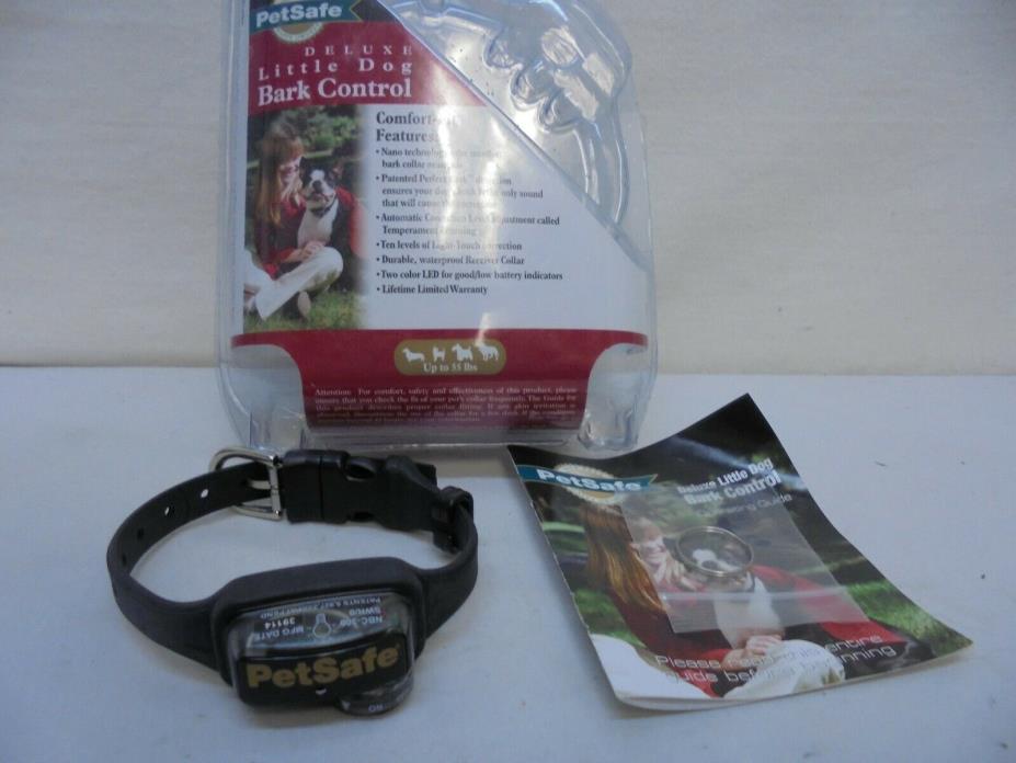 PetSafe Deluxe Small PBC00-10782 Static Bark Control Collar USED in orig package