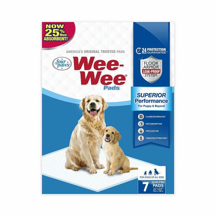 Four Paws Wee-Wee Absorbent Pads for Dogs