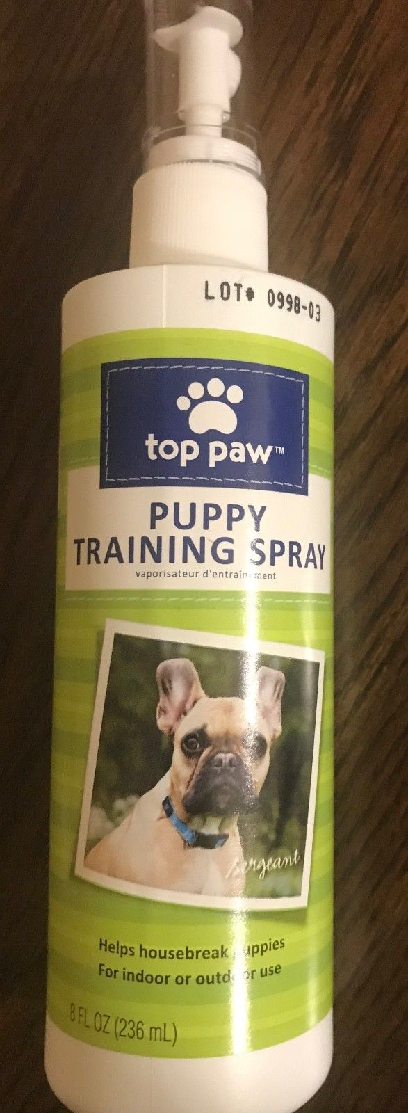 Top Paw Puppy Potty Training Spray Use with Potty Pads & Outside 8 oz New