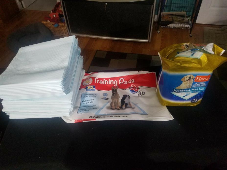 All Star Pet House Training Pads 21 x 21 (20) Count & Hartz  21 x 21 (12) count