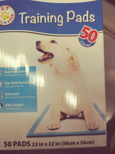 Pet All Star Training Pads 50 Count Dog Absorbent Liquid Sheet Diaper Soaking