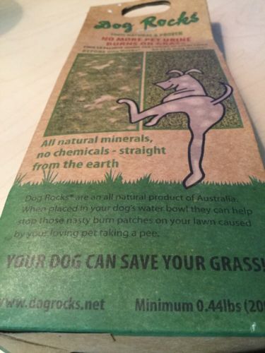 NEW Dog Rocks Prevent Grass Burn Marks 100% Natural Minerals No Chemicals