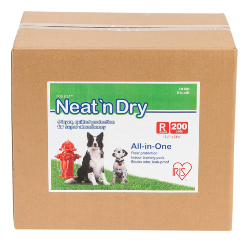 IRIS Neat 'n Dry Premium Pet Training Pads, Regular,  17.5