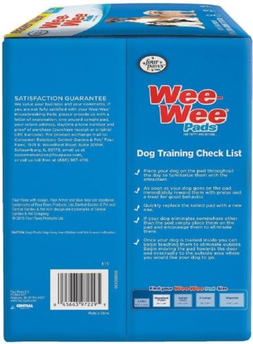 Wee-Wee Puppy Housebreaking Pads, 22 x 23 inches 150/200 Count Brand New & Seal