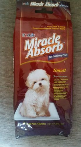 Pet Training Pads MIRACLE ABSORB by Rocky Size Small 5 Pack
