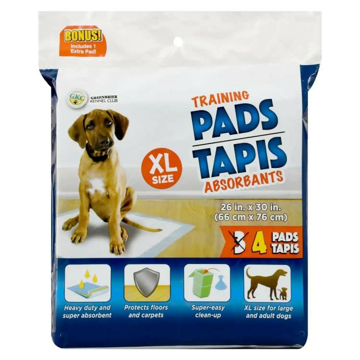 96 Pads - Dog Puppy 26x30 Pet Housebreaking Pad, Pee Training Pads, Underpads