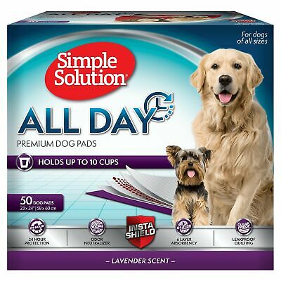 Simple Solution 6-Layer Scented Premium Dog Pads Absorbs Up to 10 Cups of Liquid
