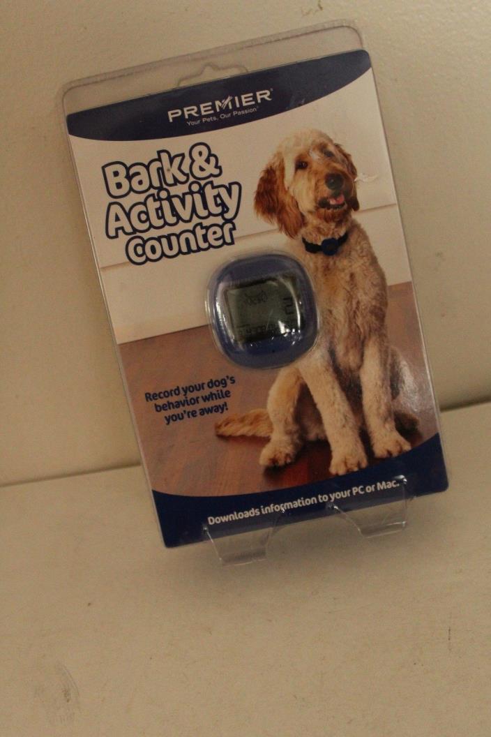 NIP Premier Pet Safe Bark And Activity Counter Collar Trainer TRN-BAC Dogs