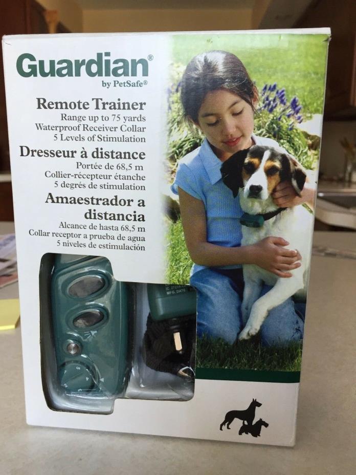 NEW WITHOUT TAGS, GUARDIAN REMOTE TRAINER, 75 YARD RANGE, BY PetSmart,