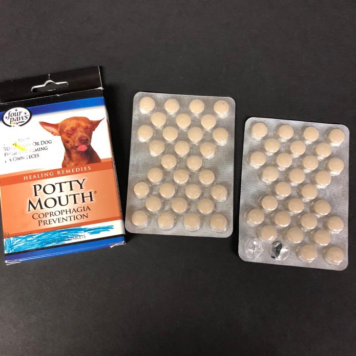 Four Paws Potty Mouth Coprophagia Treatment 58 Count Training Dogs Medicine