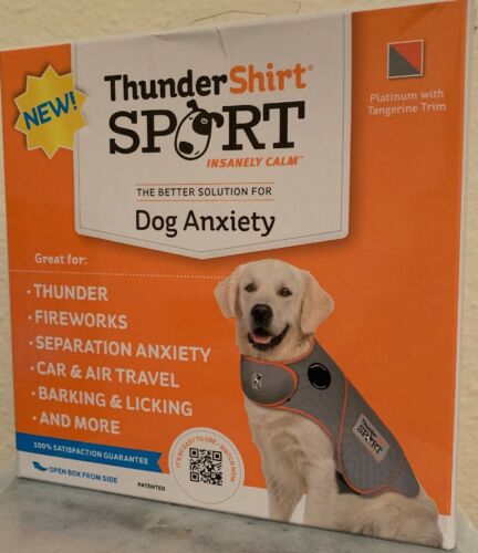 Thundershirt SPORT Dog Anxiety Jacket, Platinum, XX-Small