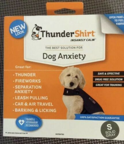 Thundershirt Dog Anxiety Treatment HGS-T01, SMALL Heather Gray UPC: 854880001158