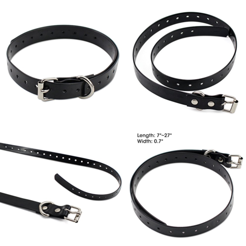 Black TPU Dog Collar Replacement For PET998DB/PET998DBB/PET916/PET998N/PET916N
