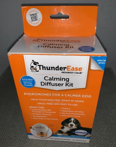 ThunderEase Dog Calming Pheromone Diffuser With 30 Day Refill Brand New!