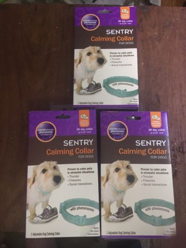 Sentry Calming Collar for Dogs 3-Pack New