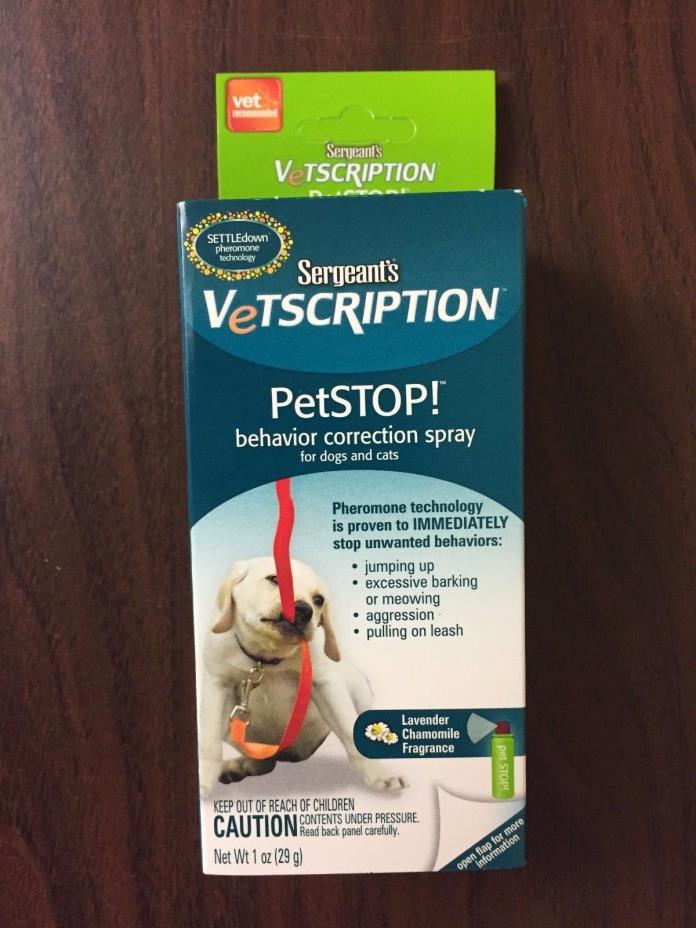 Vetscription Petstop Behavior Correction Spray for Dogs & Cats Pheromone