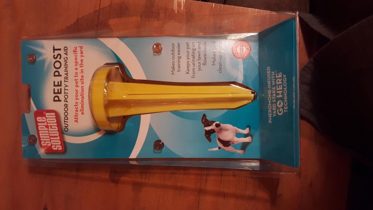 Simple Solution Pee Post - Outdoor Potty Training Aid - New