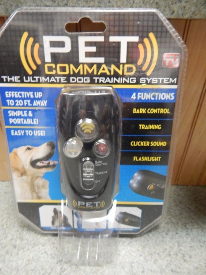 BRAND NEW PET COMMAND ULTIMATE DOG TRAINING SYSTEM  4 FUNCTION