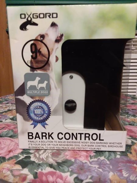 Oxgord Bark Control Birdhouse Anti Barking Device Ultrasonic Outdoor Indoor
