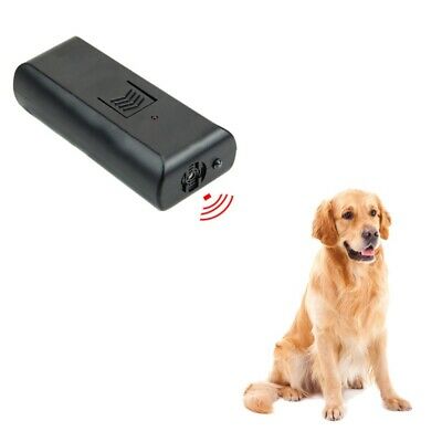 Dog Train Repeller Control LED Trainer Ultrasonic Anti Bark Stop Barking Device