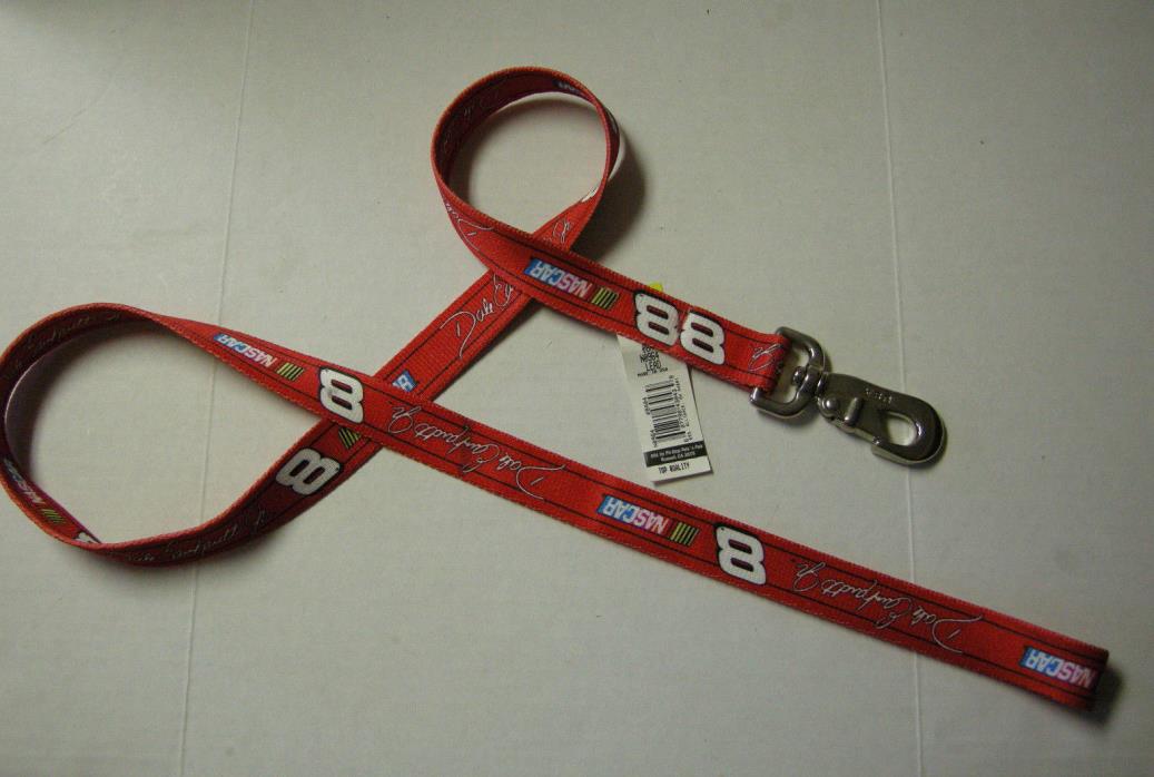 Nascar Dale Earnhardt Jr. #8 Dog Leash, Red, 4', Brand New