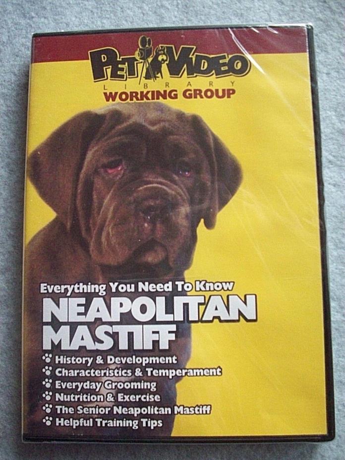 Neapolitan Mastiff : Everything You Should Know Pet Video Library NEW DVD