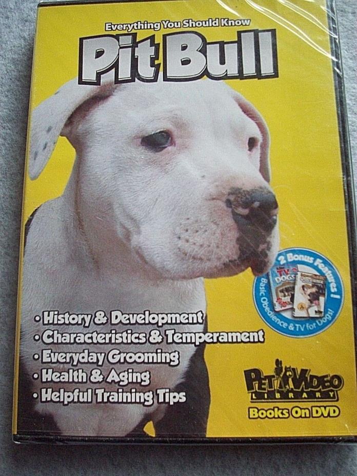 Pet Video Library: Everything You Should Know: Pitbull Pitbulls NEW DVD