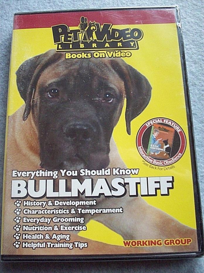 Pet Video Library: Everything You Should Know: Bullmastiff Mastiff NEW DVD Dogs