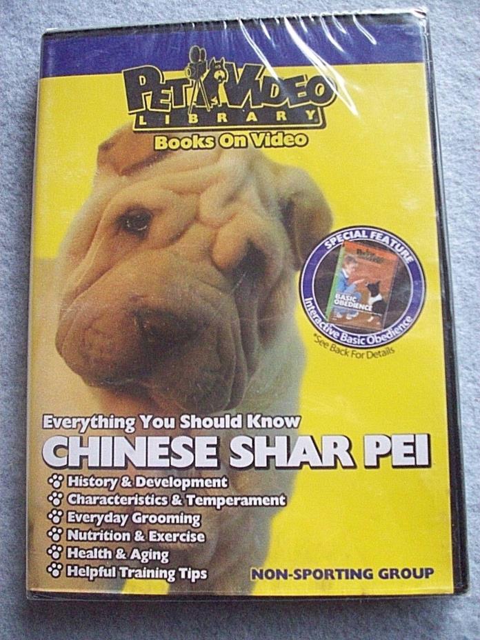 Chinese Shar Pei: Everything You Should Know Pet Video Library NEW DVD