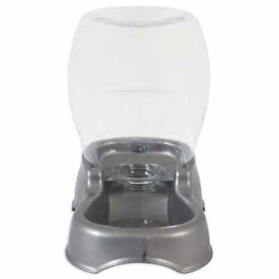 Petmate Cafe Waterer 0.75 Gallon  Pearl Silver Gray