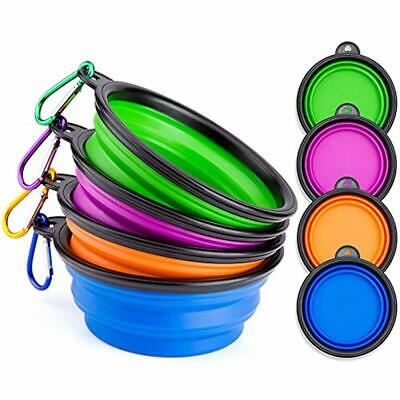 Collapsible Silicone Bowls Dog Bowl, Food Grade Silicone, BPA Free Foldable Cup
