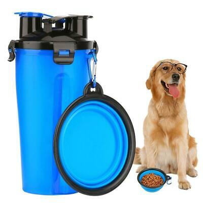 2 in 1 Dog Drinking Water Bottle with Bowl